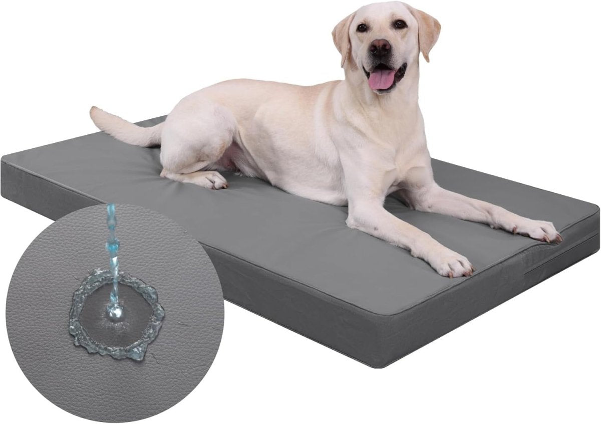 XL Orthopedic Dog Bed Waterproof Crate Mat 119x73cm - Kwikley