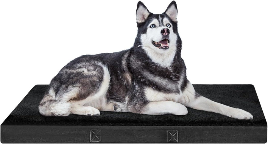 XL Waterproof Orthopedic Dog Bed 120x75x7.5cm Washable Black - Kwikley