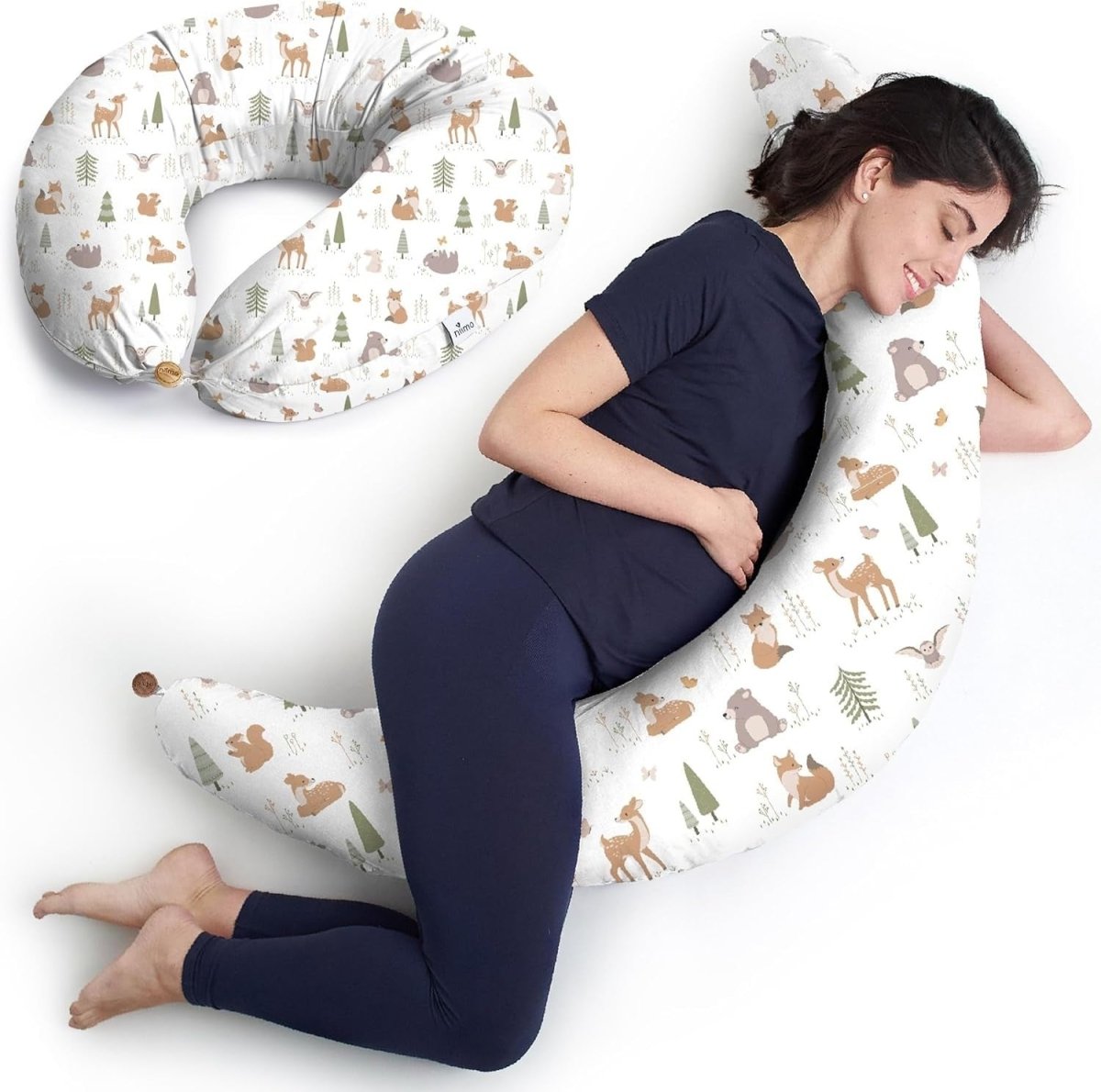 XXL U Shaped Pregnancy Pillow Full Body Support Maternity Nursing Cushion - Kwikley