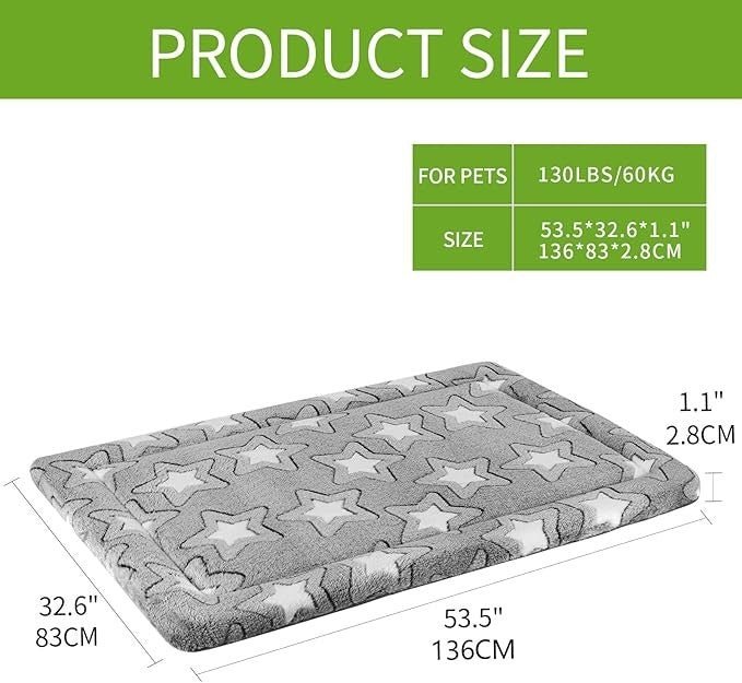 XXXL Large Dog Bed 137x84cm Washable Reversible Cool Warm Pad - Kwikley