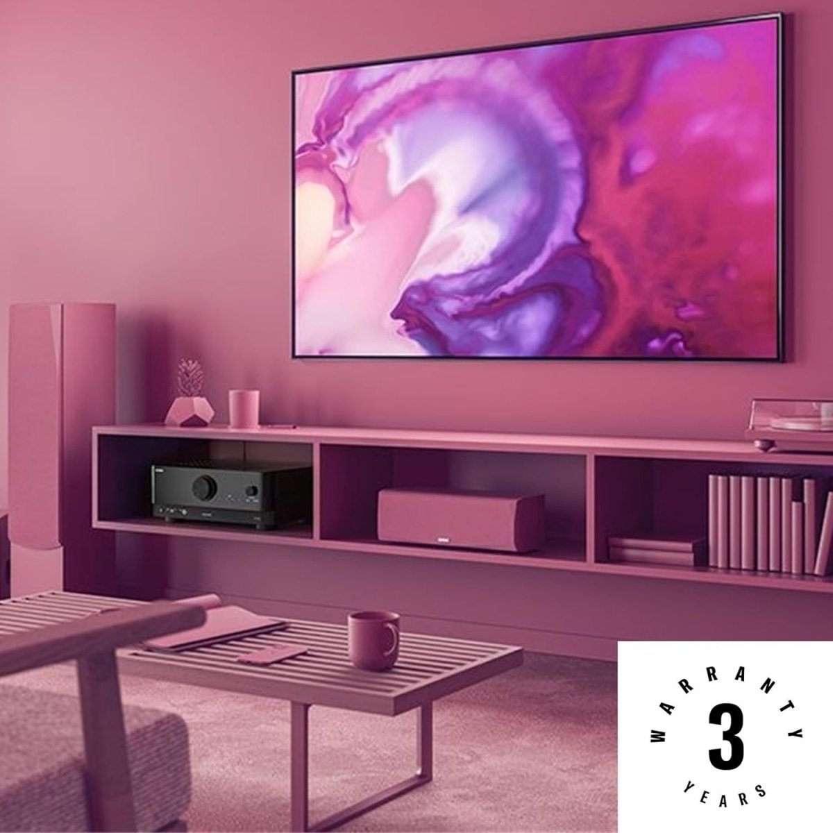 Yamaha 5.1 AV Receiver Network MusicCast Voice Control - Kwikley