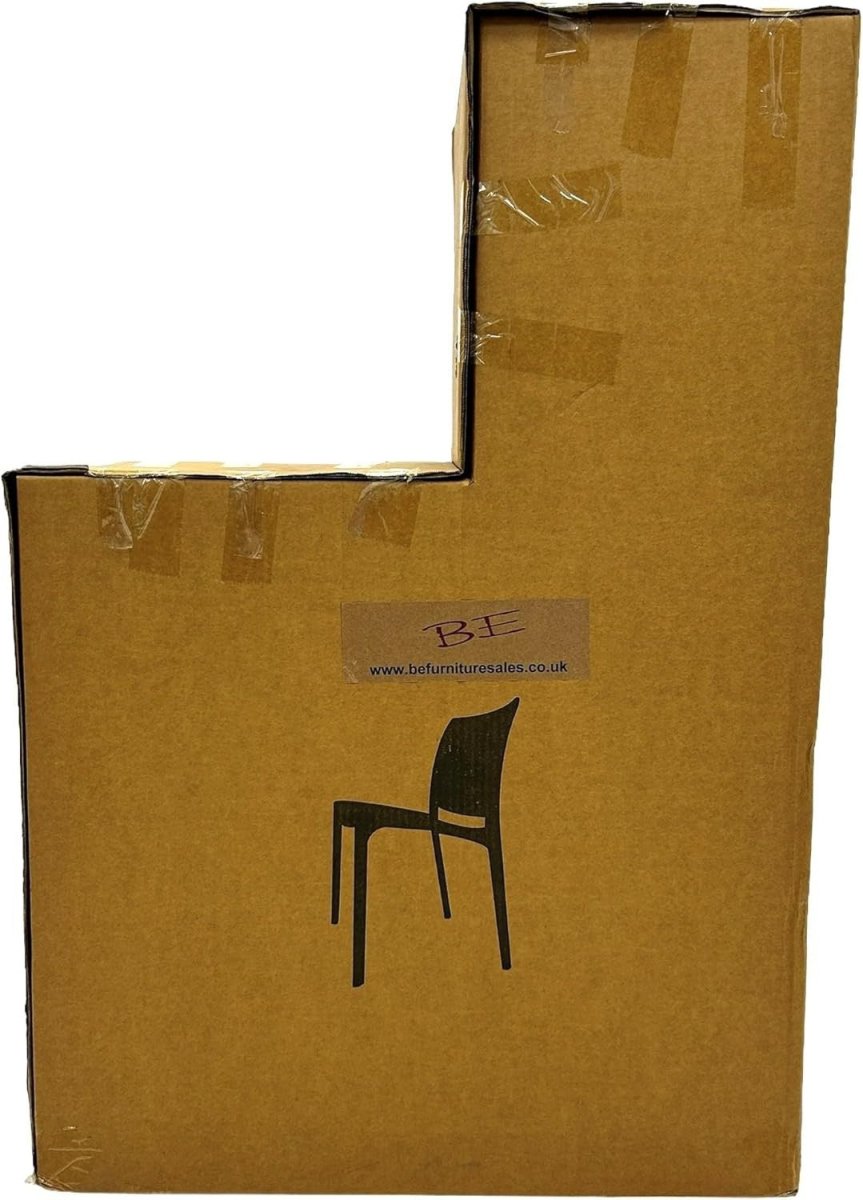 Yellow Plastic Stacking Chair Indoor Outdoor Garden Cafe Seat - Kwikley